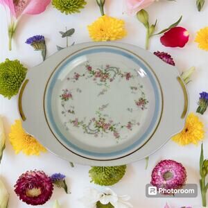 Limoges VTG Candle Light Nancy Rose A-50 Floral Small 6.5" Diameter Plate *READ